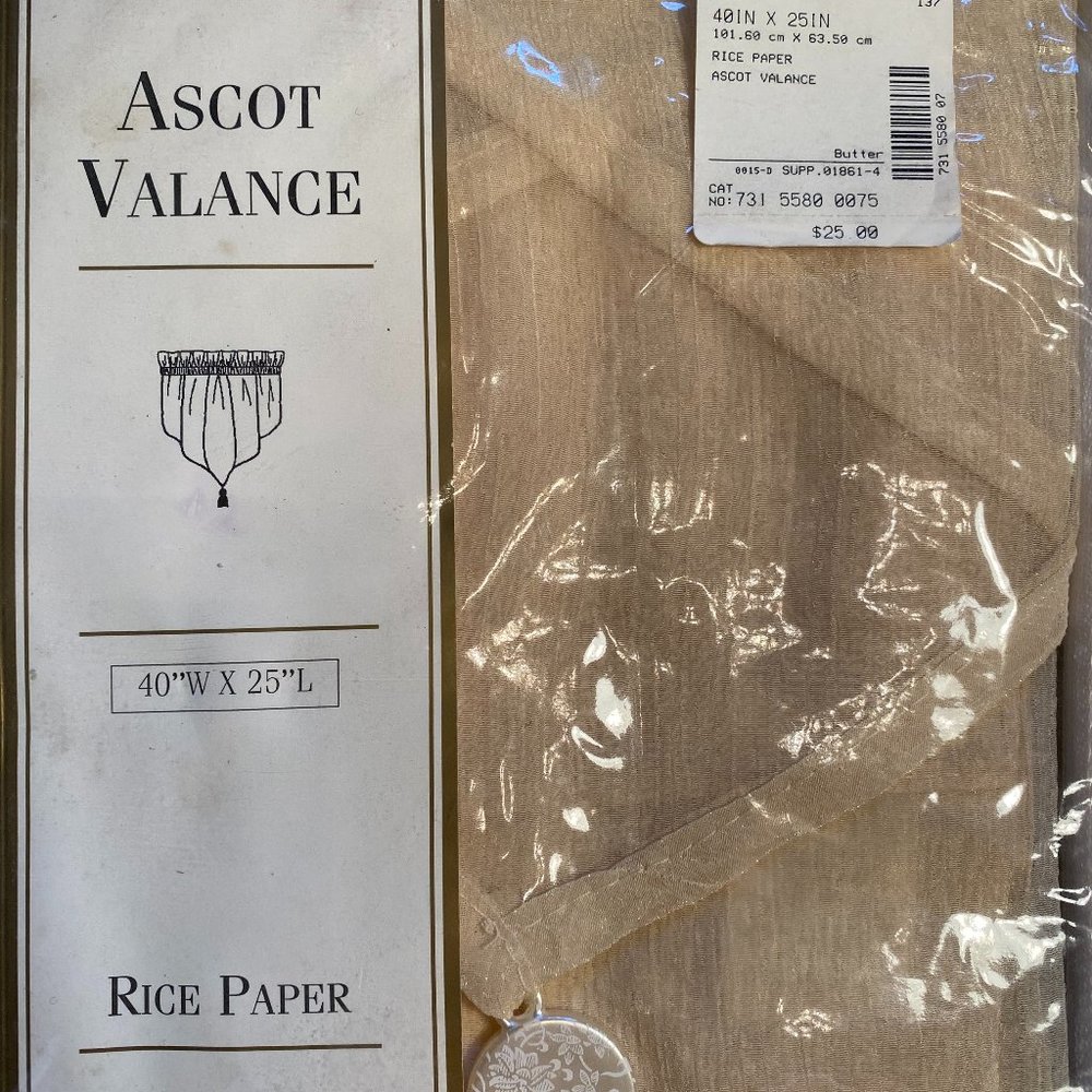 Croscill Classics Ascot Valance 40x25 Set of 2 NWT ***3/$25